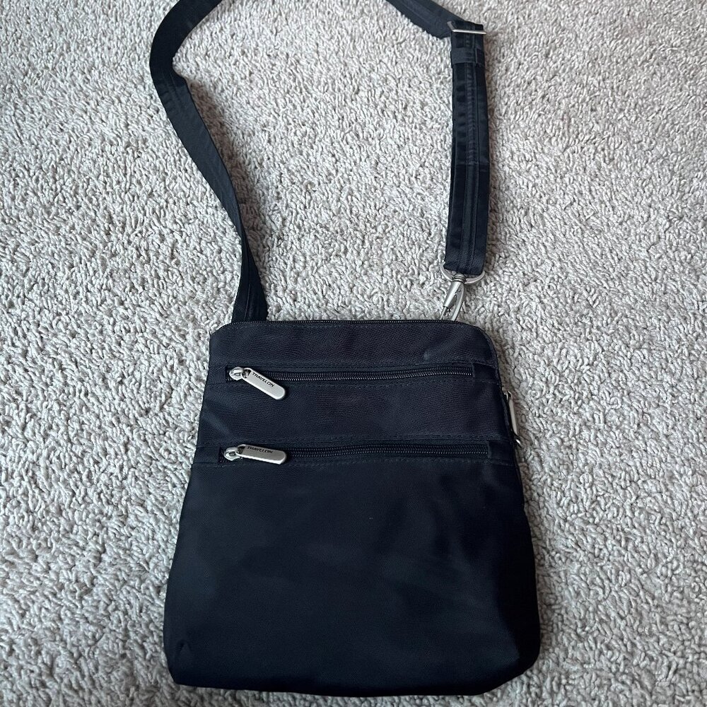 Travelon Anti-Theft Classic Slim Double Zip Crossbody